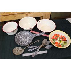 Lot of Enamelware