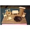 Image 2 : Wooden Cabin Toy Set