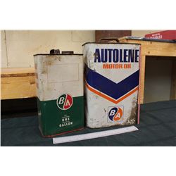 BA Motor Oil Tins (2)