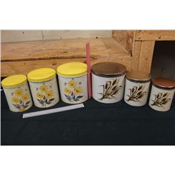 Vintage Canister Sets (2 Sets)