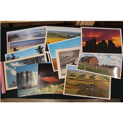 Laminated Pictures of Various Landscapes Table Place Mats (12)