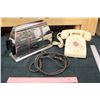 Image 1 : Vintage Toaster and Rotary Telephone