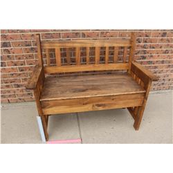 Wooden Storage Bench (41 X35 X19 )