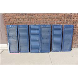 Lot of Shutters (6) (12 X34 )