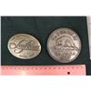 Image 1 : 1977 Canadian Nickle Belt Buckle and 1993 Gap Belt Buckle