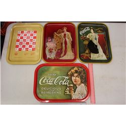 1970's-80's Coco-Cola Trays (4)