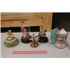 Image 2 : Lot of Vintage Musical Figurines (5)(1 Book End, All Working)
