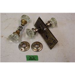 Vintage Glass Door Knobs