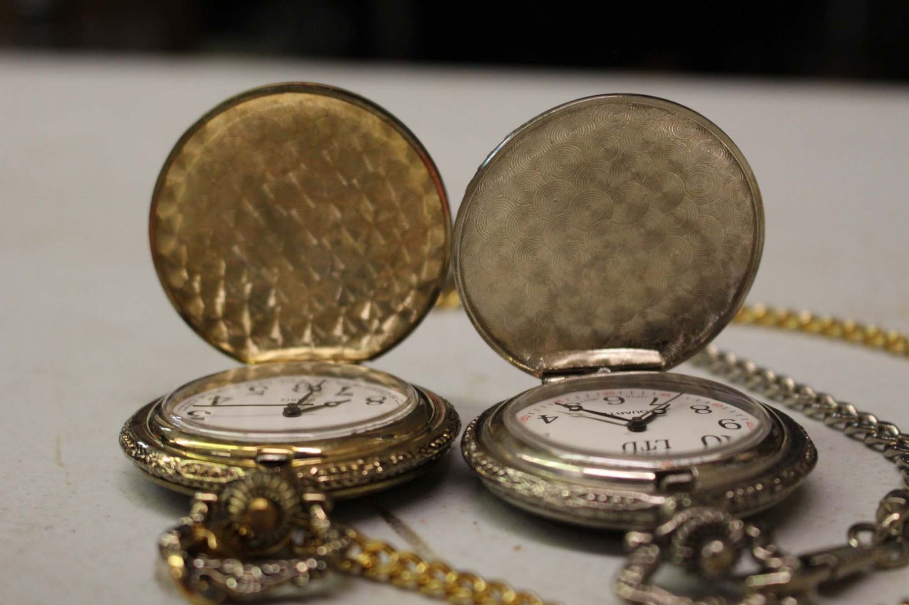 Pocket Watches (2)(LTD Japan Quartz & Acuet Japan Quartz)