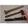 Image 2 : Flashlight, Axe & A Adjustable Hammer Wrench