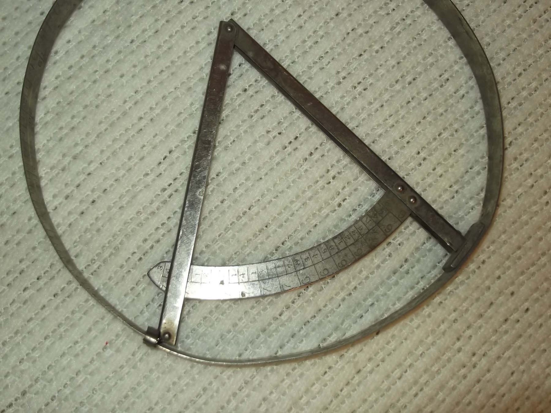 Vintage Metal Hat Sizer & Measurer