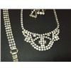 Image 2 : 1950's Prom Rhinestone Set w/Bracelet