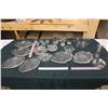 Image 1 : Lot of Glass Serving Dishes, Various Cups, Lemon Ringers, ETC.