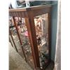 Image 2 : Lighted Display Cabinet, Contents Not Included, 58.5"x17"x50", Comes With 2 Glass Shelves