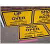 Image 2 : 5 Basketball Arcade Metal Signs (24"x14")