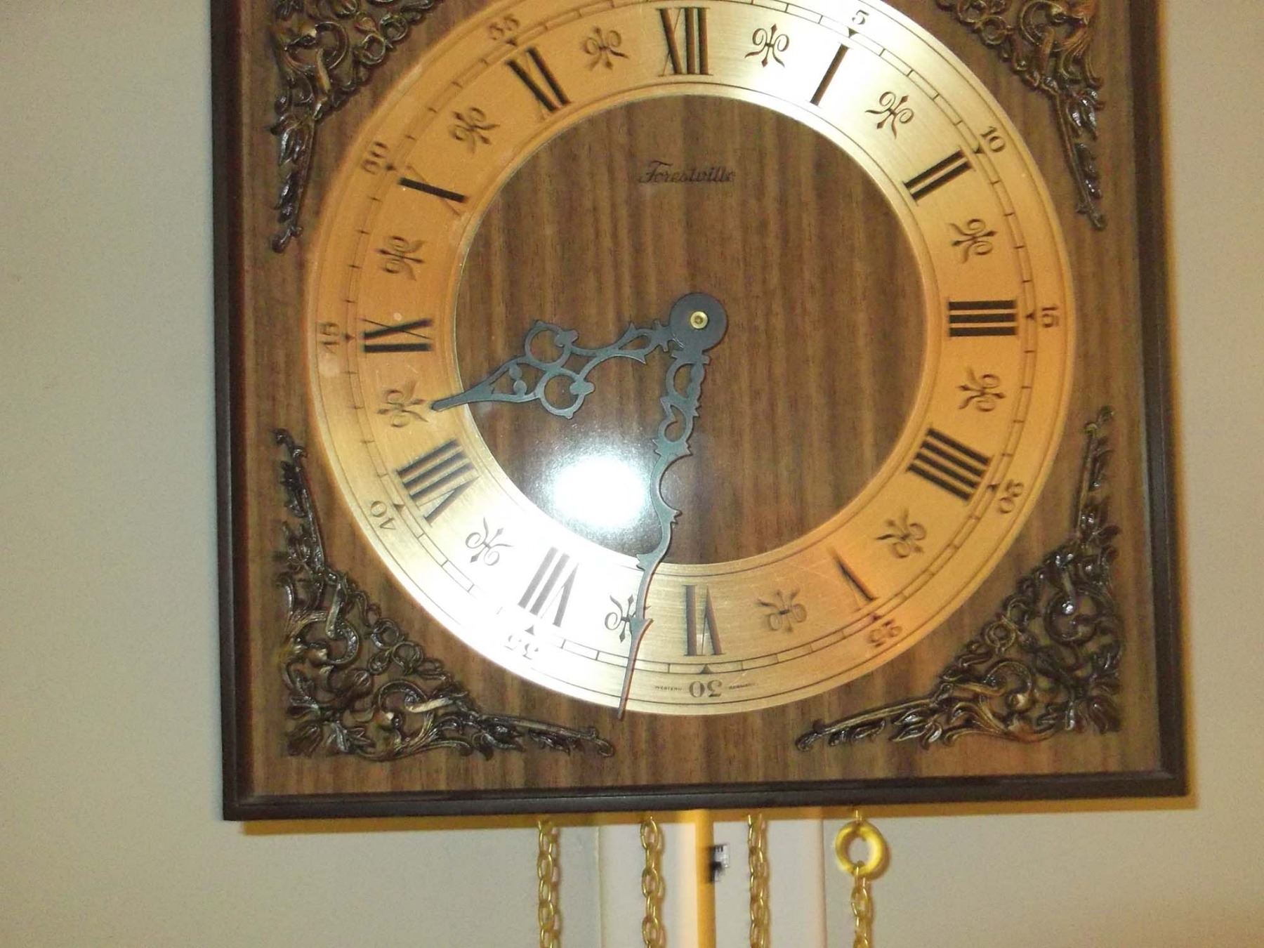 Forestville West Germany Wall Clock (Working)