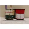 Image 3 : BA Oil Tin (w/Some Contents) & A Esso Grease Tin (Full)