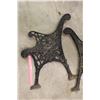 Image 2 : Vintage Cast Iron Bench Posts (2) ('27.5x"24)