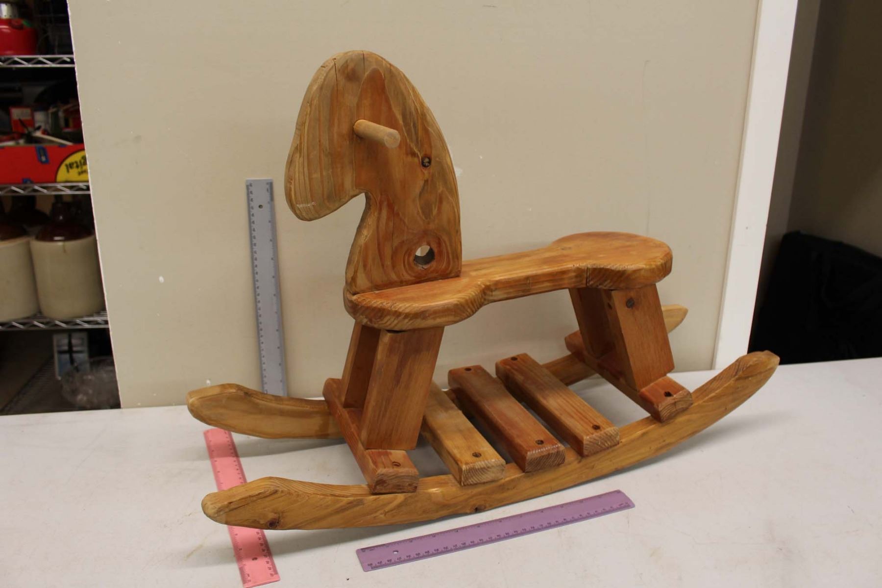 Child's Wooden Rocking Horse