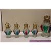 Image 2 : Lot of Assorted Vintage Oil Lamps w/1 Shade