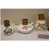 Image 2 : Lot of Assorted White Oil Lamps (7)