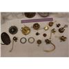 Image 2 : Lot of Assorted Vintage Oil Lamp Parts