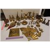 Image 1 : Large Lot of Various Brass Decor