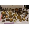 Image 1 : Large Lot of Various Brass Decor