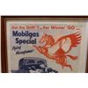 Image 2 : (2) Framed Oil Advertisements (Mobilgas and Red Indian)