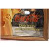 Image 2 : Coca Cola Mirror Framed ("23x"16)