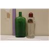 Image 1 : (2) Vintage Glass Bottles Brights, Waterman's Ink