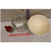 Image 3 : Lot of Vintage Cookware (Mixing Bowl, Chopper, Cookie Jar)