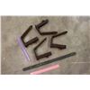 Image 1 : Metal Brackets and A Pole (4 Brackets, 1 Pole)