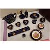 Image 2 : Case of Royal Blue Miniature Chinaware