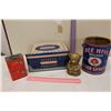 Image 1 : Lot of Misc Tins (2) and Coin Banks (2)