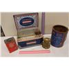 Image 3 : Lot of Misc Tins (2) and Coin Banks (2)