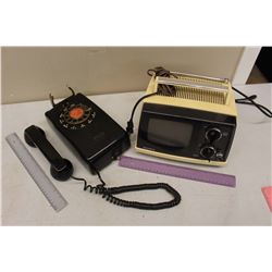 Rotary Telephone, Sony Transistor TV Receiver