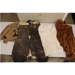 Lot of Vintage Clothing (Army Air Force Pants, Nurse Apron)