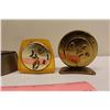 Image 3 : (2) Vintage Sad Irons, (2) Vintage Alarm Clocks