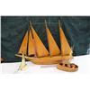 Boat Decor (3 Pieces, 2 Wooden)