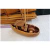 Image 2 : Boat Decor (3 Pieces, 2 Wooden)