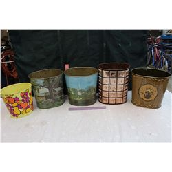Tin Garbage Cans (5)