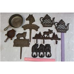 Lot of Cast Iron Pieces (8)