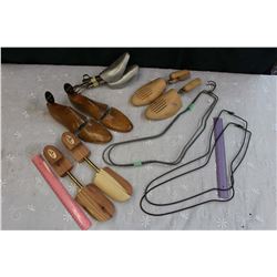Lot of Vintage Shoe & Sock Stretchers