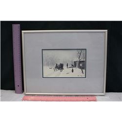 Framed Allen Sapp Picture