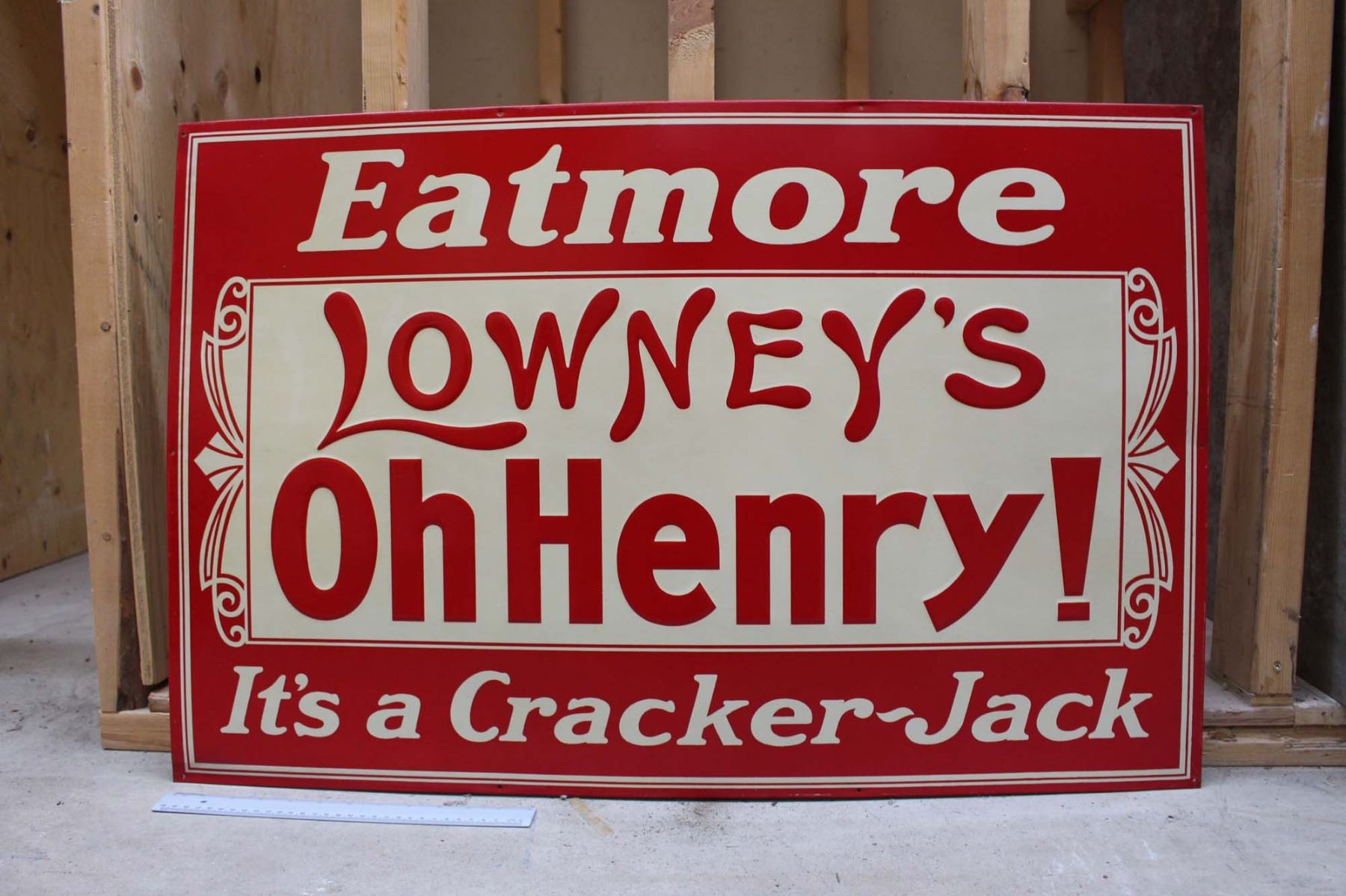 Vintage 'Oh Henry' Sign