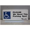 Image 1 : Handicap Parking Only' Sign
