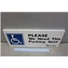 Image 2 : Handicap Parking Only' Sign