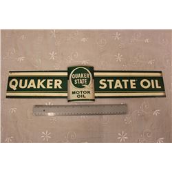 Quaker State Motor Oil Sign
