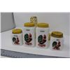Image 4 : Vintage Rooster Salt, Pepper, Flour, Sugar Set